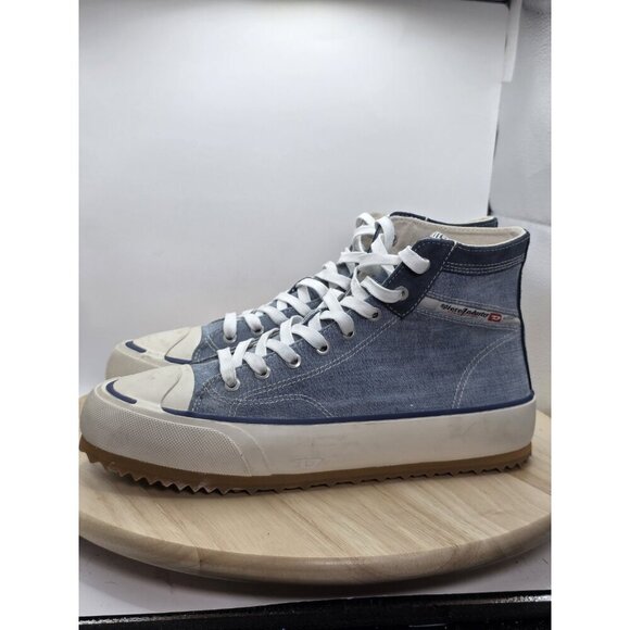 Diesel S-Principia Mid Mens size 10 Euro 43 - Blue Lifestyle Sneakers Shoes - Picture 1 of 8